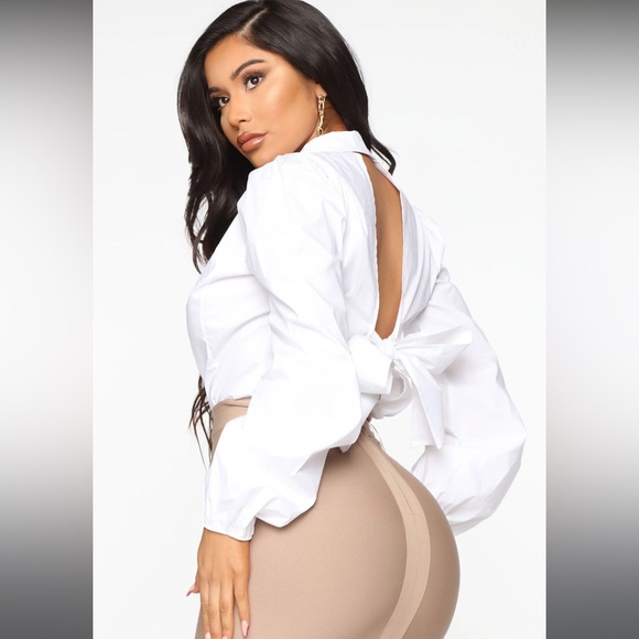 NWT PLUS SIZE WHITE BODYSUIT SIZE 3X - Picture 5 of 5